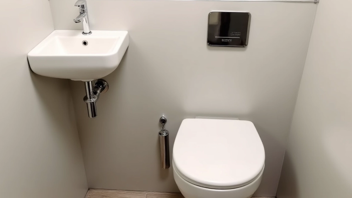 Minimalne wymiary WC z umywalką