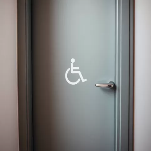 Drzwi Toaleta Dla Niepełnosprawnych