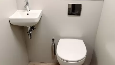 Minimalne wymiary WC z umywalką