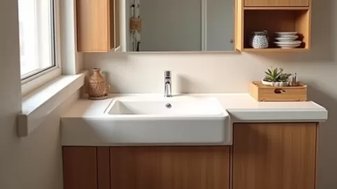 Umywalka na wysokości 100 cm