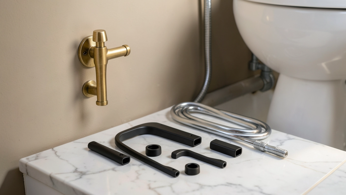Akcesoria Kingston: Tank Levers, Trim Kits i Supply Lines w Komplecie