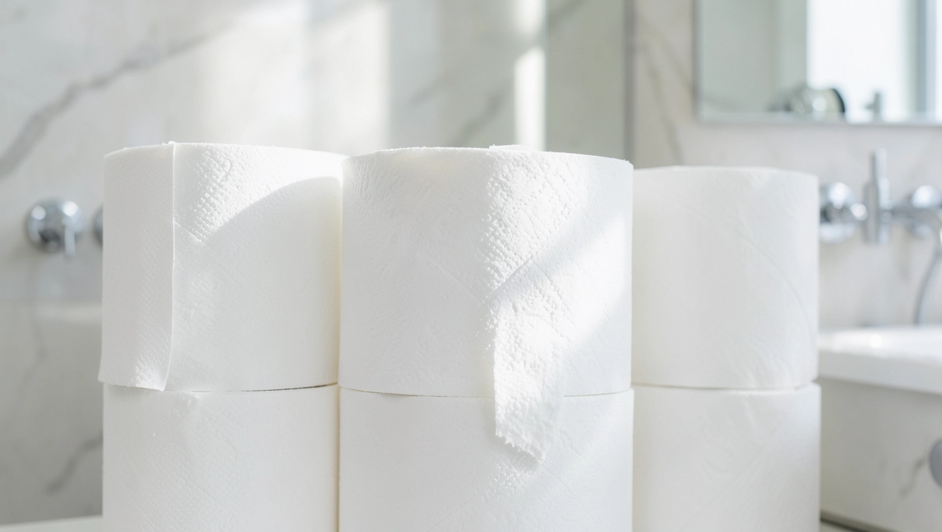 papier toaletowy duże rolki biały