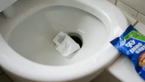 czy chusteczki biodegradowalne można wrzucać do toalety