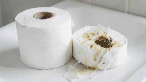 czy nawilżany papier toaletowy jest szkodliwy
