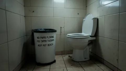 czy w albanii można wrzucac papier do toalety