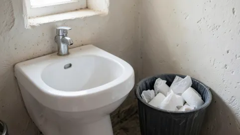 czy w grecji nie wrzuca się papieru do toalety