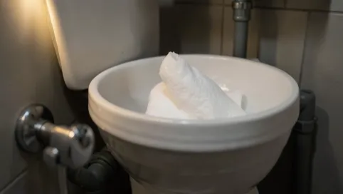 dlaczego papier toaletowy nie spływa