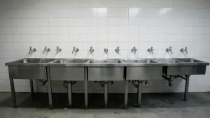ilość umywalek na pracownika