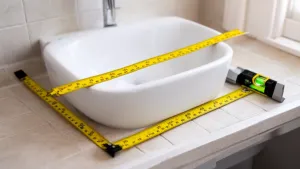 jak zmierzyć umywalkę