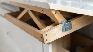 Konstrukcja blatu pod umywalkę