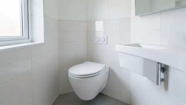 Minimalne wymiary WC z umywalką