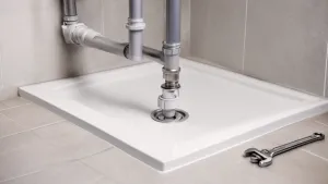 Montaż syfonu do brodzika niskiego
