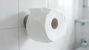 na jakiej wysokości papier toaletowy