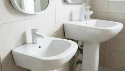 na jakiej wysokości umywalka dla dzieci