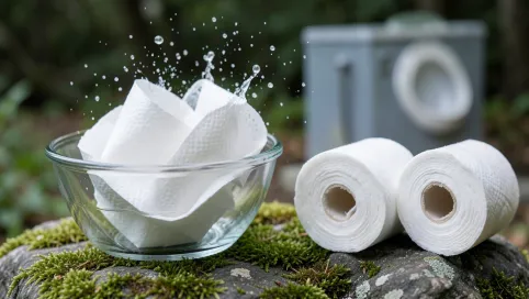 papier rozpuszczalny do toalet turystycznych