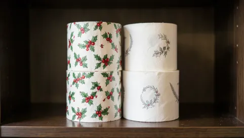 papier toaletowy świąteczny