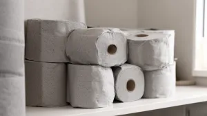 papier toaletowy szary