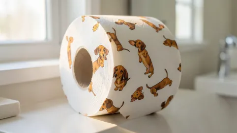 papier toaletowy w jamniki