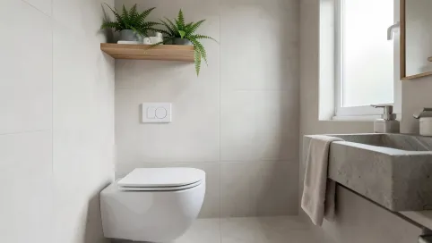 Toaleta W Stylu Skandynawskim