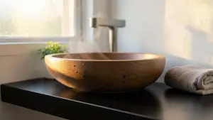 umywalka drewnopodobna