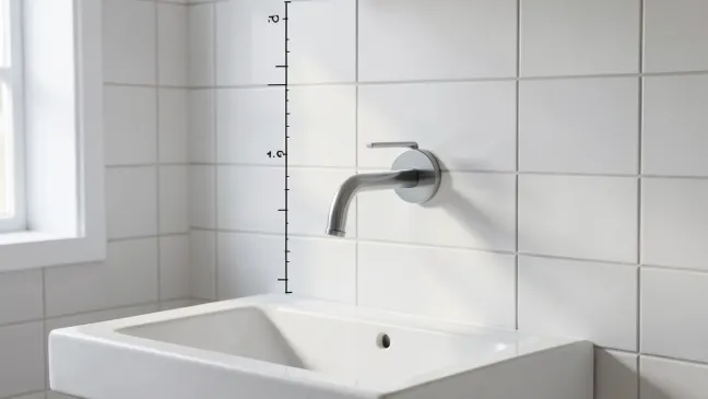 Wysokość baterii umywalkowej podtynkowej