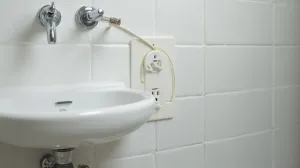 Wysokość gniazdka przy umywalce