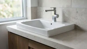 Wysokość podejścia pod umywalkę nablatową