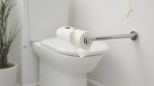 wysokość uchwytu na papier toaletowy
